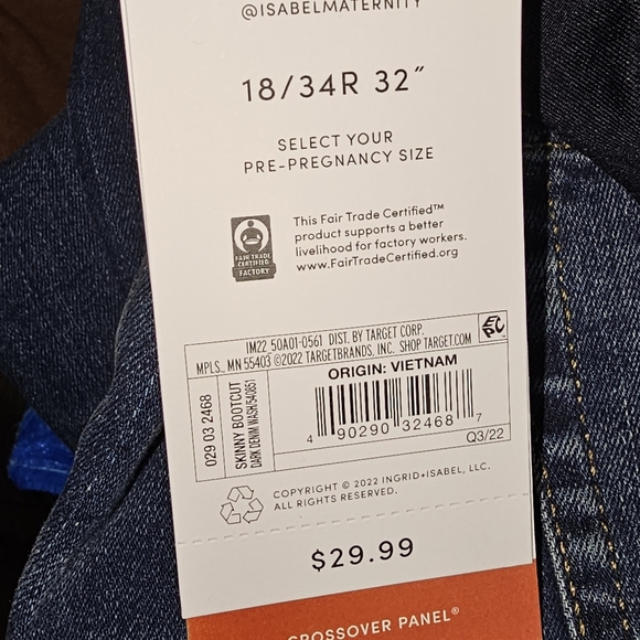 Isabel Maternity Jeans - Picture 3 of 3